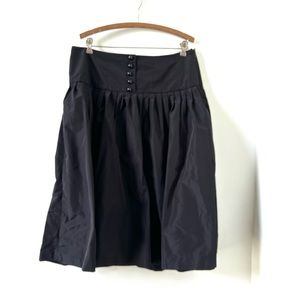 DICCI black taffeta feel full skirt size 12
